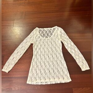 Express lace, see through blouse! perfect for date night/ going out